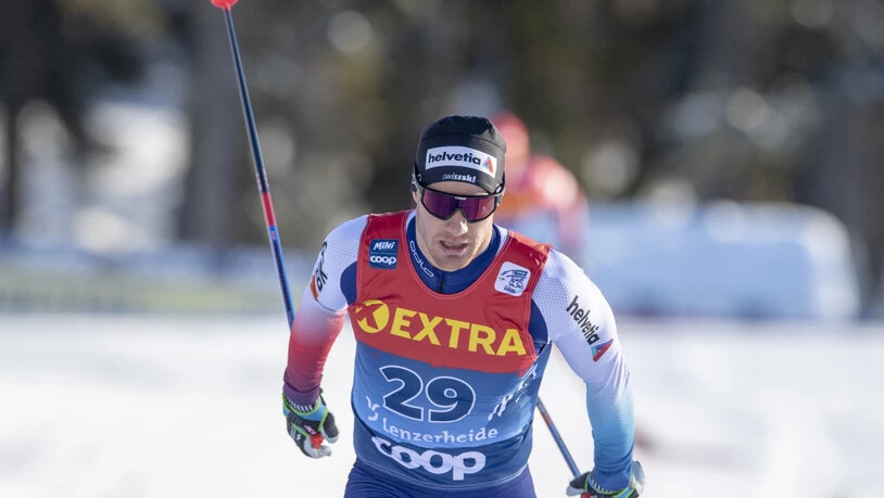 Punktlandung im Prolog der 6. Etappe der Tour de Ski im Val di Fiemme: Dario Cologna erreichte als 29. mit drei Hundertsteln Reserve die Viertelfinals des Klassisch-Sprints
