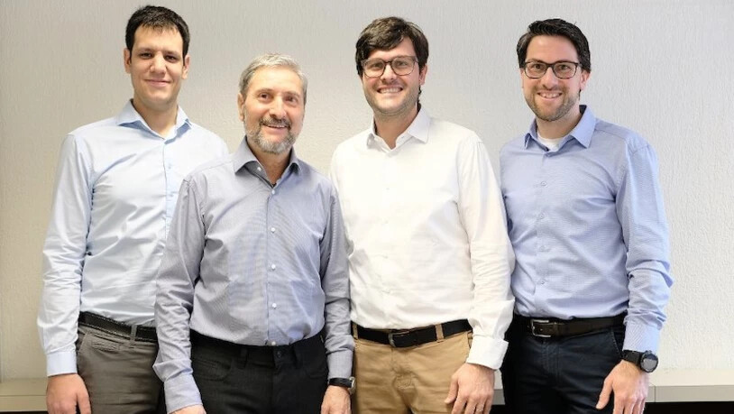 Das neue Team mit Firmengründer Ervin Fauster (Zweiter von links).
