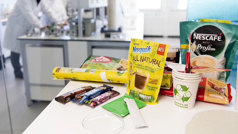 Nestlé will Verpackungen aus Neuplastik zunehmend durch solche aus rezykliertem Kunststoffen ersetzen. (Archiv)