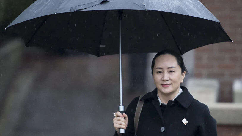 Huawei-Finanzchefin Meng Wanzhou unterwegs zur Anhörung an einem Gericht in Vancouver. Ob Kanada sie an die USA ausliefert, ist noch offen.