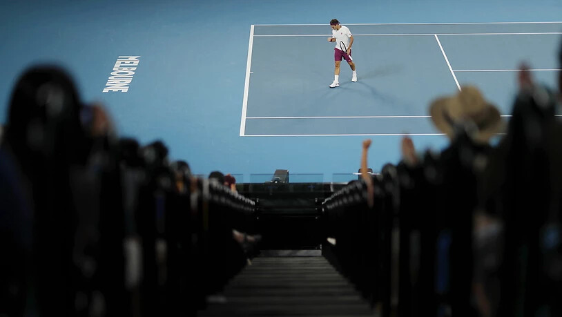 Roger Federer ist auch in Melbourne der Publikumsliebling