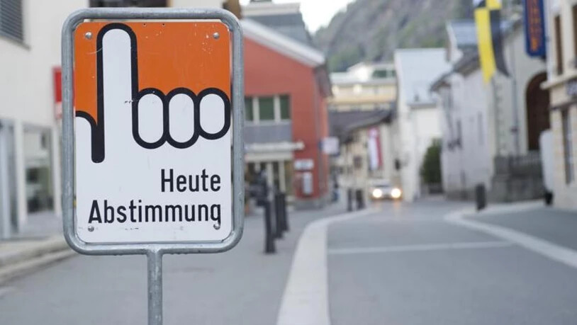  In mehreren Bündner Gemeinden war heute Abstimmen angesagt.