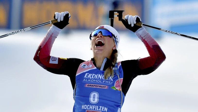 Aktuell Führende im Gesamt-Weltcup: die Norwegerin Tiril Eckhoff