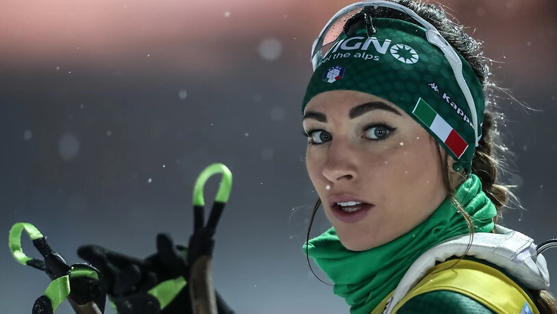 Das Gesicht der Biathlon-WM 2020: Dorothea Wierer, die amtierende Siegerin im Gesamtweltcup, wuchs nur weniger Minuten von der Biathlon-Arena in Antholz auf