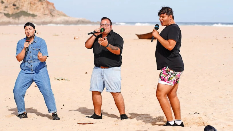 Marcio Conrado (rechts) hat sich bei DSDS für den Auslandsrecall in Südafrika qualifiziert.