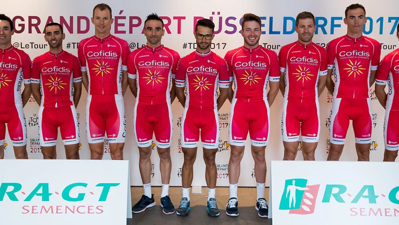 Das Team Cofidis an der Tour de France 2017 in Düsseldorf