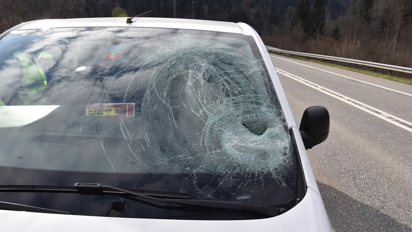Glück im Unglück für den Autofahrer.