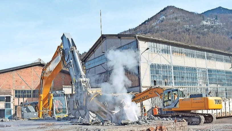 Die Vorarbeiten auf dem Zschokke-Areal sind beendet: Nun nimmt man die eigentliche Unterführung in Angriff.