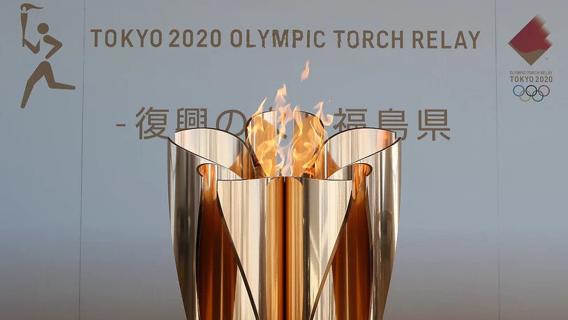 Das olympische Feuer bleibt bis Ende Monat in Fukushima