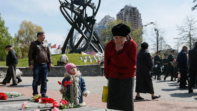 Gedenken an die Opfer von Tschernobyl.