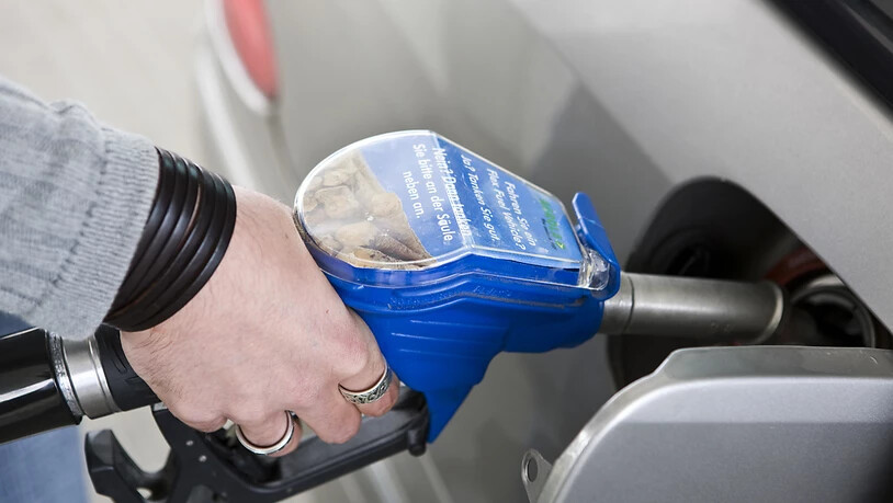 Tiefere Preise für Benzin und weitere Treibstoffe haben im April zum Rückgang des Preisniveaus beigetragen. (Archivbild)