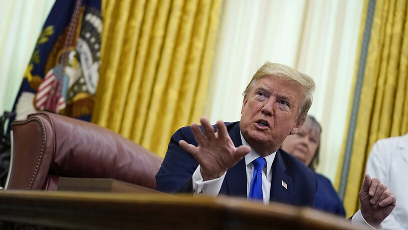 "Schlimmster Angriff": US-Präsident Donald Trump am Mittwoch im Oval Office des Weissen Hauses in Washington.