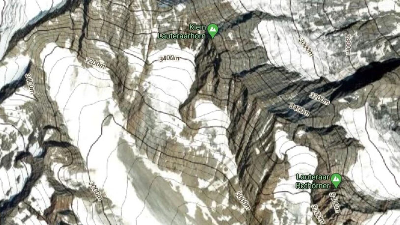 Im Lauteraarhorngebiet im Berner Oberland ist am Donnerstag ein Bergsteiger in einer Lawine ums Leben gekommen.