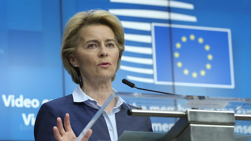 EU-Kommissionschefin Ursula von der Leyen fordert mehr Anstrengungen im Kampf gegen das Coronavirus. (Archivbild)