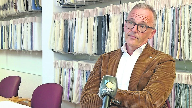 Verwaltungsratspräsident Caspar Jenny setzt alles daran, das Ende von Jenny Fabrics AG korrekt zu gestalten.