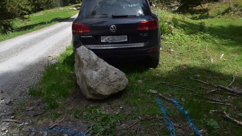 In Klosters-Serneus kam es zu einem Selbstunfall.