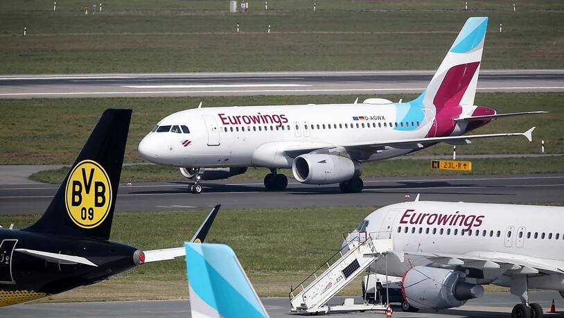 Eine Maschine von Eurowings durfte in Sardinien nicht landen (Archivbild).