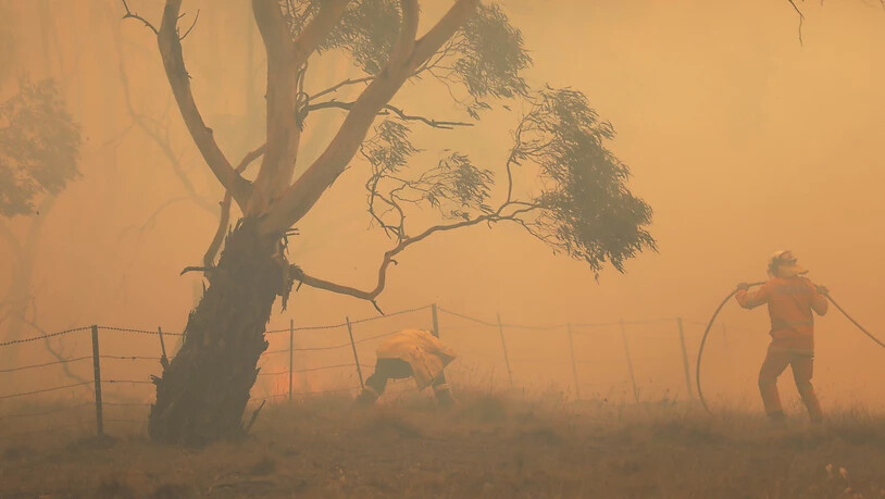 Der Rauch der verheerenden Buschfeuer in Australien im Februar hat Hunderten Menschen das Leben gekostet. (Archivbild)
