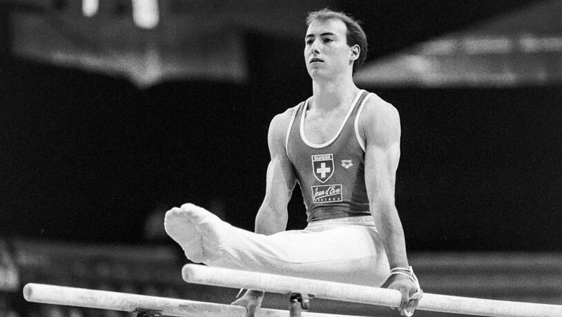 1990 wird Daniel Giubellini in Lausanne Europameister am Barren