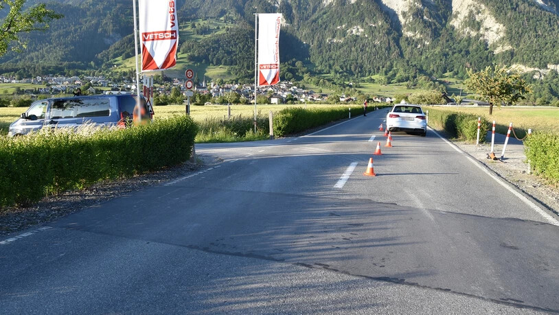 Trotz Vollbremsung konnte der Autofahrer eine Kollision mit dem Kind nicht verhindern.