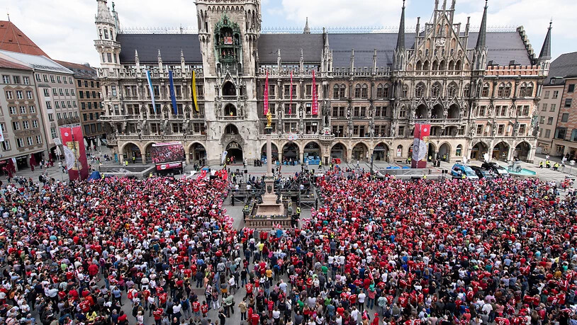 Eine öffentliche Meisterfeier von Bayern München wie im Vorjahr nach dem Double-Gewinn wird es in diesem Jahr nicht geben