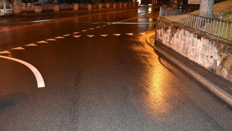 In Davos kam es zu einem Unfall auf der Promande.