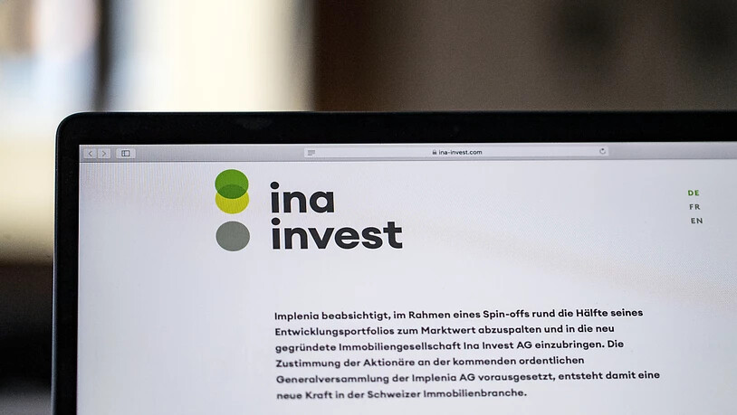 Rund 60 Prozent der angebotenen Aktien der Implenia-Abspaltung Ina Invest sind von den Implenia-Akien gezeichnet worden. (Archiv)