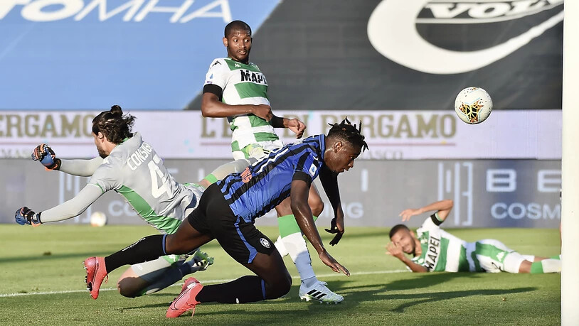 Duvan Zapata schoss zwei Tore beim Sieg von Atalanta Bergamo