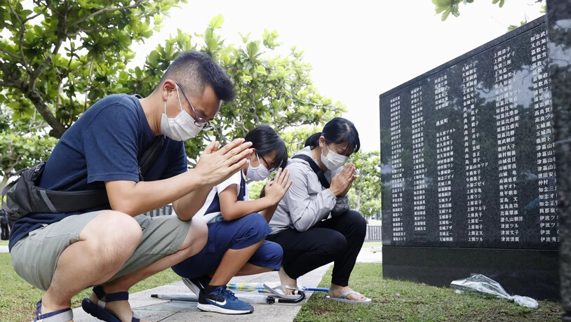 Japan hat am Dienstag den Beteiligten der Schlacht von Okinawa im Zweiten Weltkrieg gedacht.