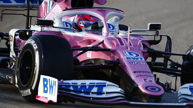Stein des Anstosses: Die Autos des Formel-1-Teams Racing Point