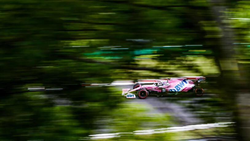 Auch auf dem Hungaroring schnell unterwegs: Die pinkfarbenen Autos von Racing Point mit einem Mercedes-Motor im Heck