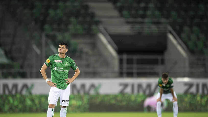 Die jungen St. Galler Spieler erlebten zuletzt im Heimspiel gegen den FCB eine herbe Enttäuschung. Das 0:5 gegen den FC Basel war ein Tiefschlag