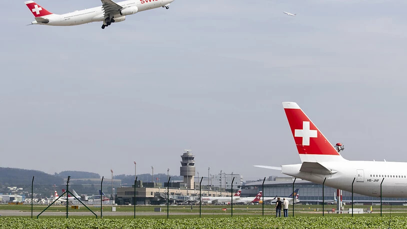 Weniger als ein Drittel der Flugbewegungen verzeichnete der Flughafen Zürich im Juli 2020 im Vergleich zur gleichen Vorjahresperiode. (Archivbild)