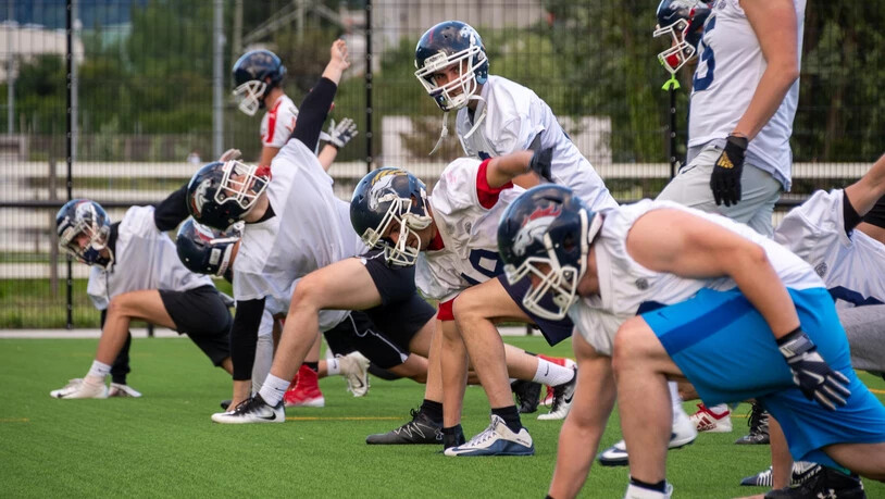 Die Calanda Broncos bereiten sich seit Mitte Juni auf die Herstmeisterschaft vor.