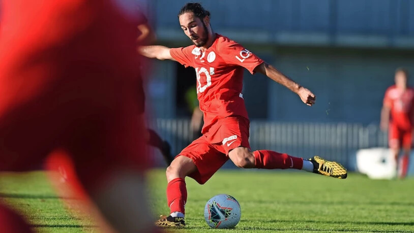 Bruno Morgado zieht ab – und erzielt gegen Sion den 1:2-Anschlusstreffer. 