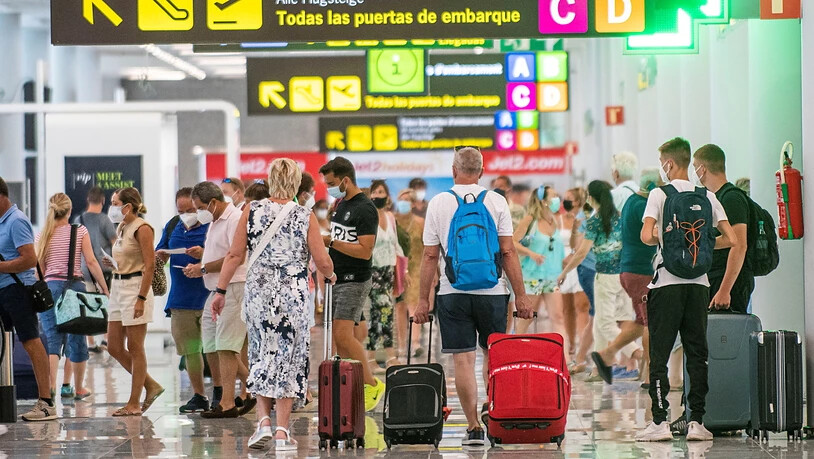 Am Flughafen von Palma de Mallorca ist derzeit deutlich weniger los als die Jahre zuvor.