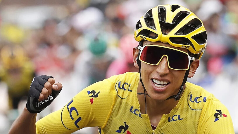 Egon Bernal will auch 2020 die Faust im gelben Trikot der Tour-de-France-Leaders ballen.