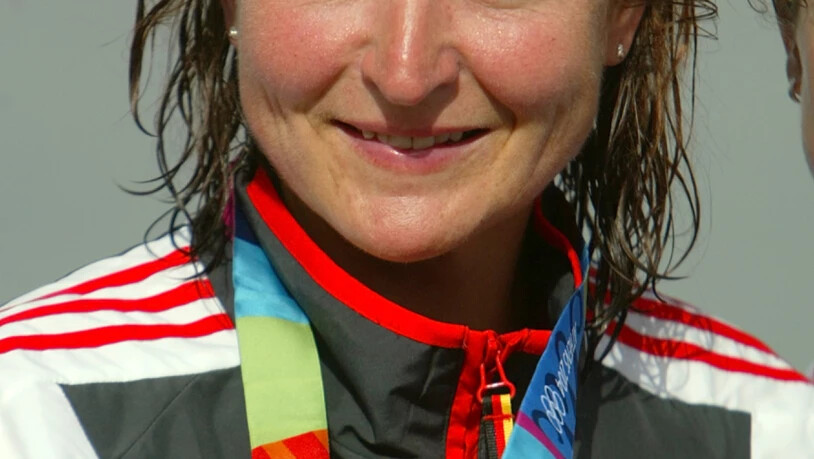 Birgit Fischer mit ihrer achten olympischen Goldmedaille