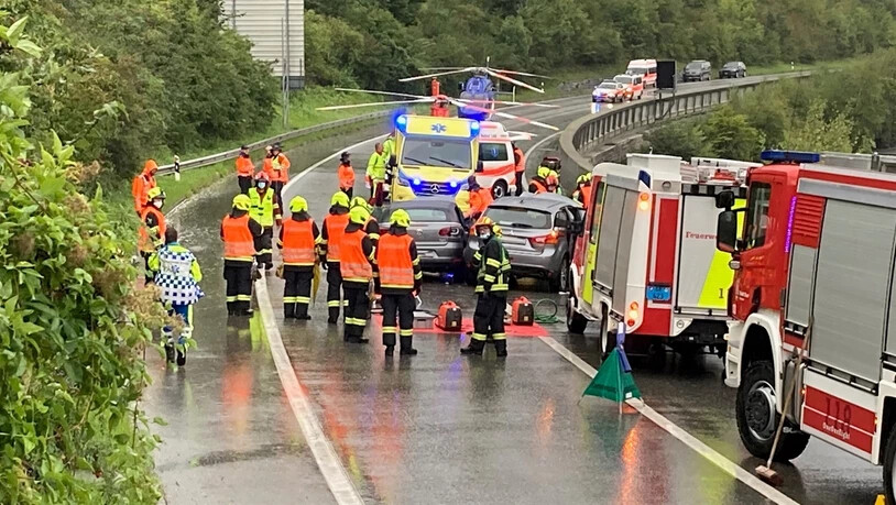Die Unfallstelle beim Bahnhof Reichenau.