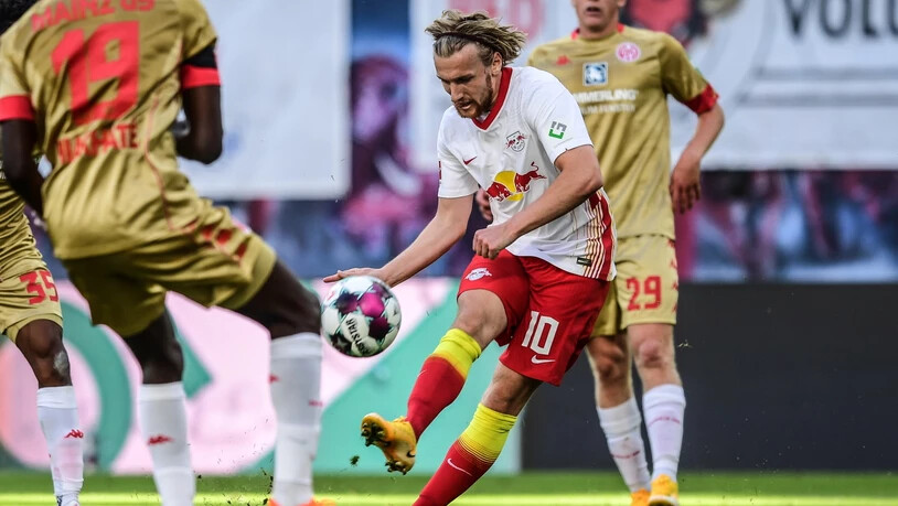 Emil Forsberg erzielte den Führungstreffer für Leipzig