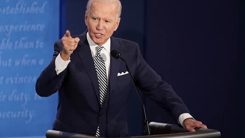 dpatopbilder - Joe Biden, Präsidentschaftskandidat der Demokraten, spricht während der ersten Präsidentschaftsdebatte. Foto: Morry Gash/AP Pool/dpa