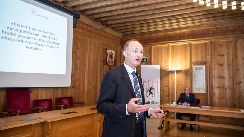 Urs Marti kann mit einem guten Gefühl als Stadtpräsident von Chur in seine letzte Amtsperiode starten. Chur budgetiert ein Plus von zehn Millionen für 2021. 