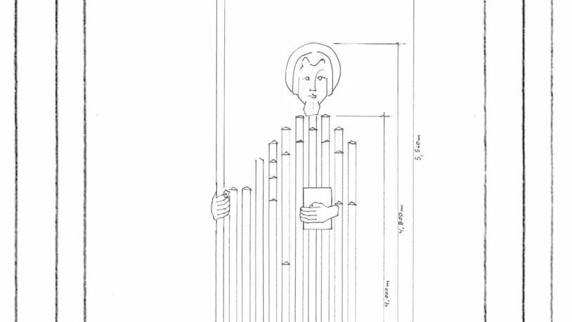 Erst auf Papier: So soll  der Fridolin auf dem Kreisel  in Näfels aussehen.