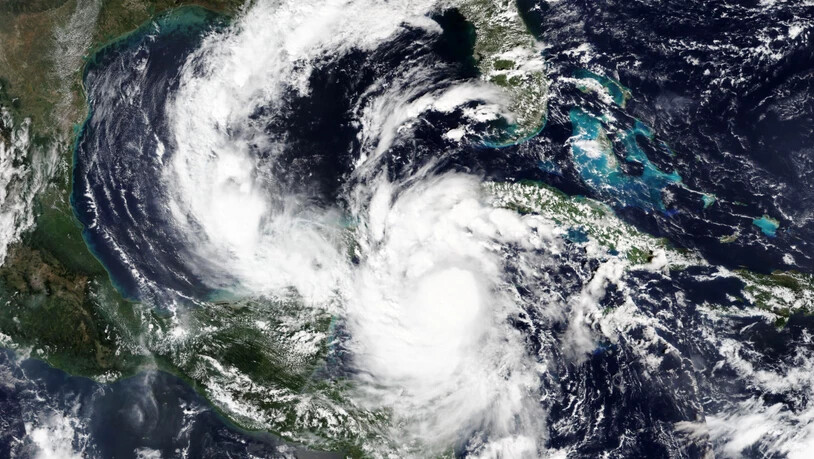 Dieses von der NASA veröffentlichte Satellitenbild zeigt den Hurrikan «Delta» aus dem Weltraum. Foto: -/NASA/AP/dpa