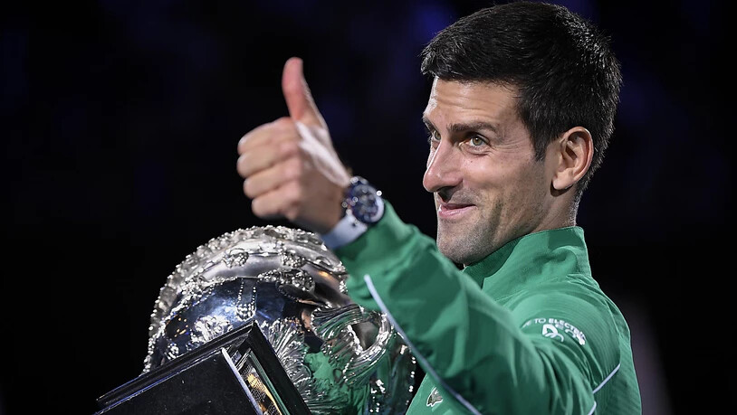Novak Djokovic steht nach seinem Sieg am Australian Open im Januar bei 17. Grand-Slam-Titeln