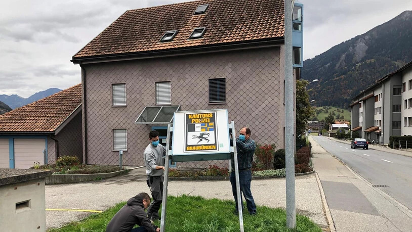 Den Polizeiposten in Domat/Ems gibt es nicht mehr.