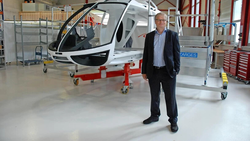 Martin Stuckis bereits den SH09 in die Luft. Nun arbeitet er an neuen Helikopter-Projekten 