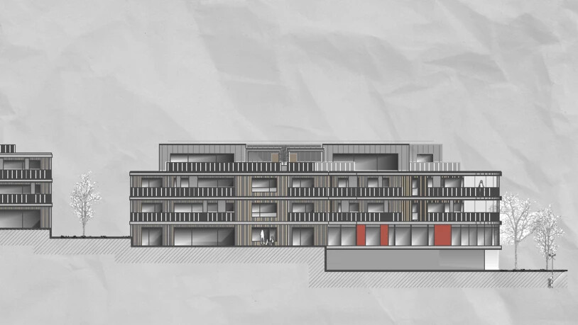 Mit dem Siegerprojekt «Lärche» sollen in Glarus rund 20 neue Genossenschaftswohnungen entstehen.