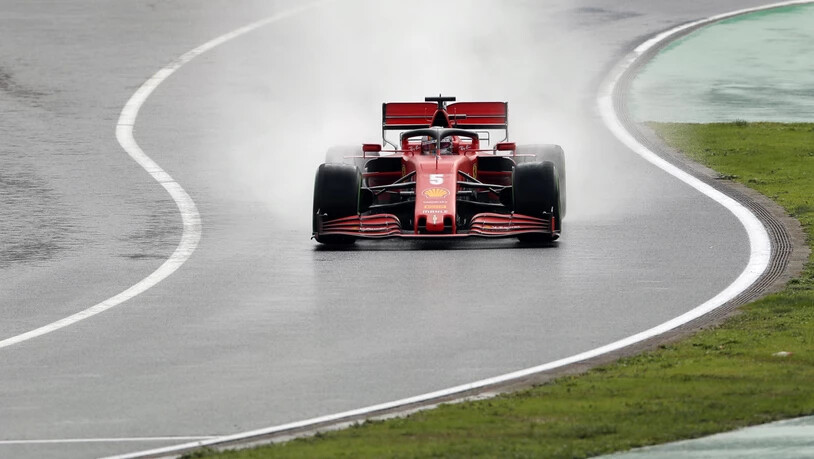 Sebastian Vettel im Ferrari komplettierte das Podest als Dritter. Für den vierfachen Weltmeister war es die erste Top-3-Platzierung in diesem Jahr