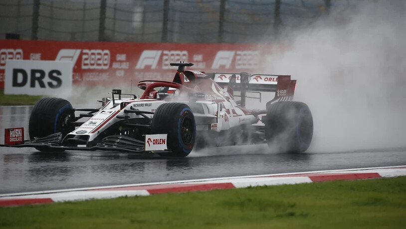 Keine WM-Punkte gab es trotz guter Ausgangslage für den Hinwiler Rennstall Alfa Romeo. Kimi Räikkönen klassierte sich als Fünfzehnter